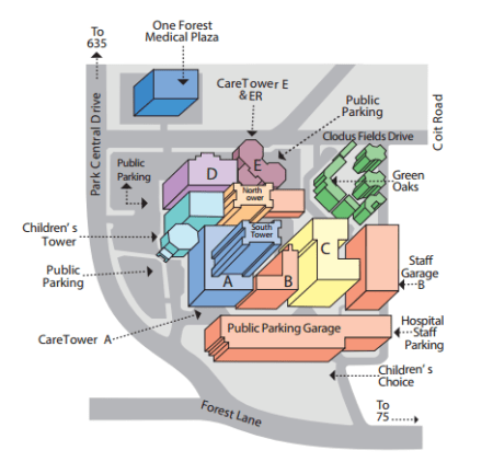 Medical City Map